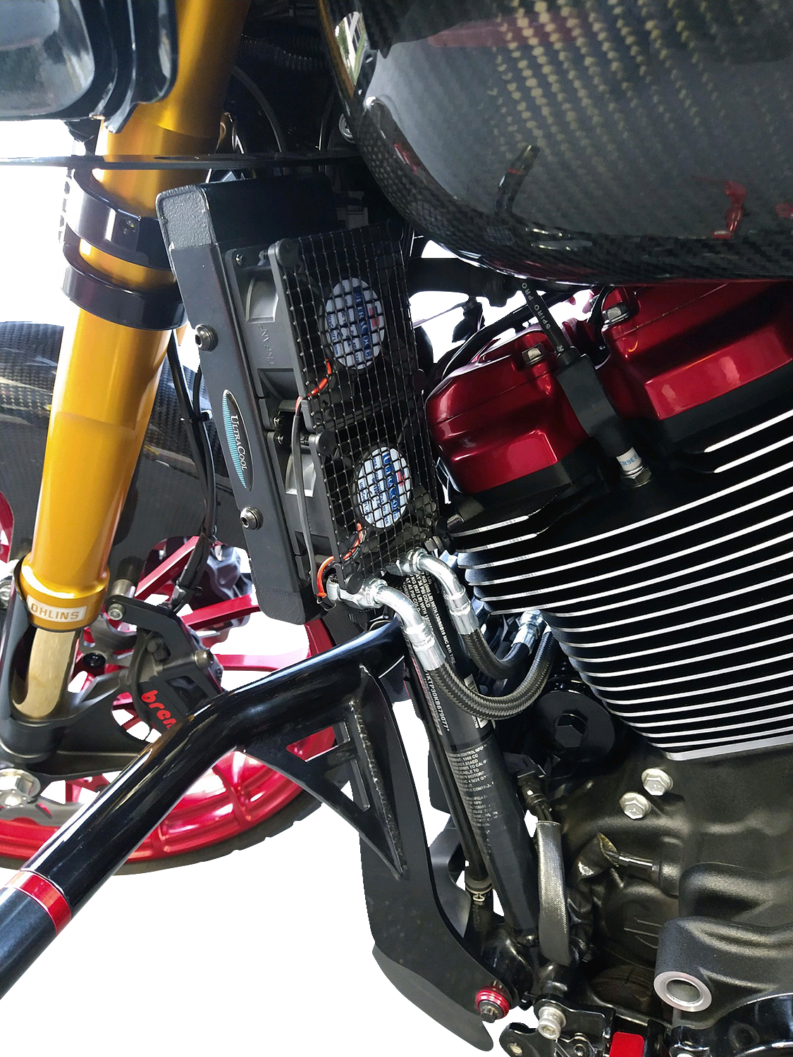 UltraCool SMT-1 S&S T-Series 3.0 Side Mount Oil Cooler Kit for 1999-2006 Harley-Davidson Touring