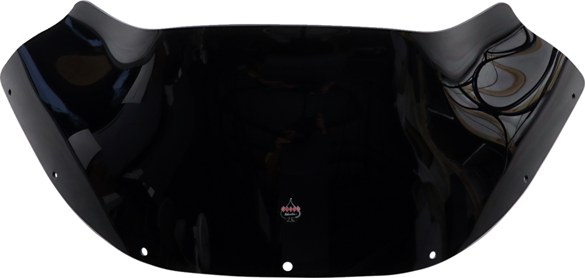 Klock Werks Flare Windshield for 84-92 FXRP & FXRT - '84-'92 FXRP / Black / 9"