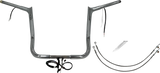 FBI Wired 1-1/4" Pointed Top Handlebar Kits for 16-20 FLHT/FLHX & Trike - Chrome / 14"