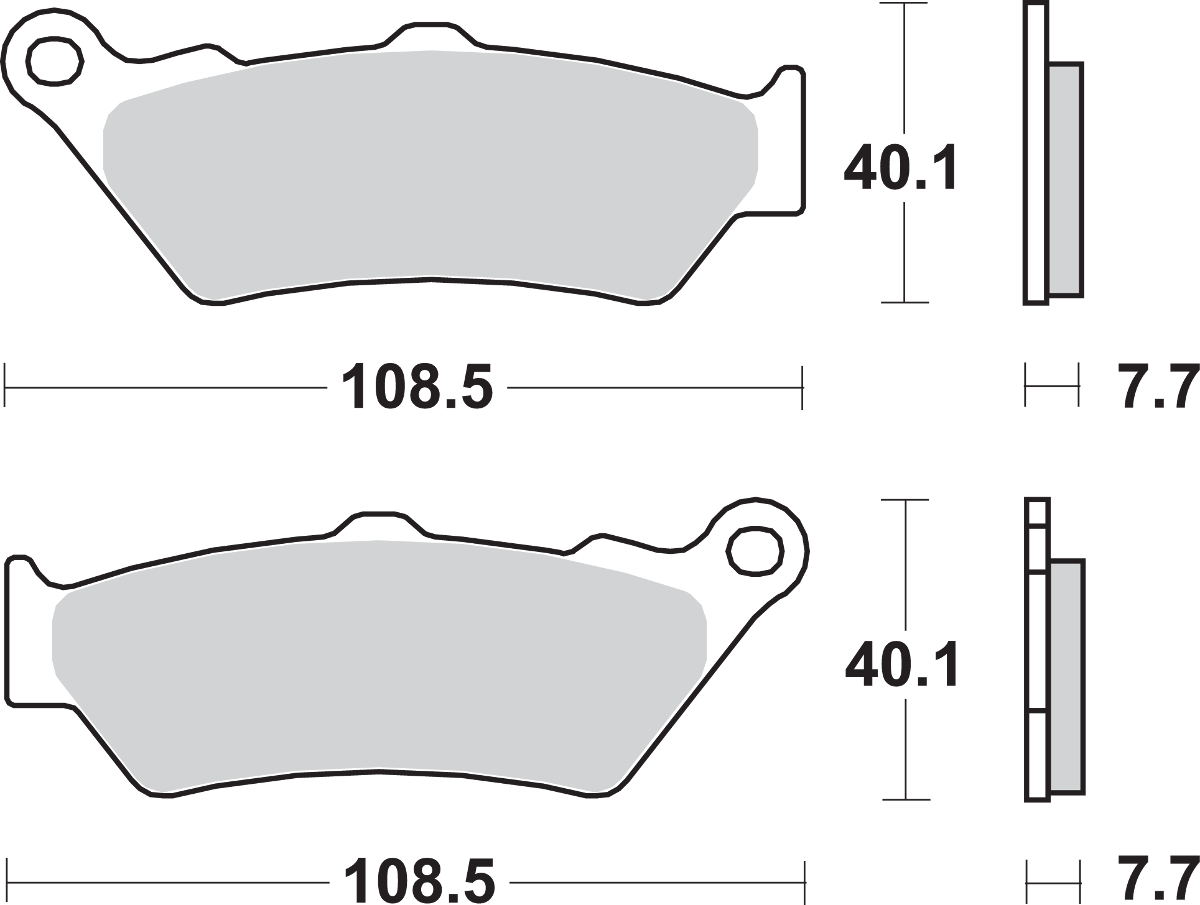 SBS Street Ceramic Organic Brake Pads for Select 1973-2024 BMW Models