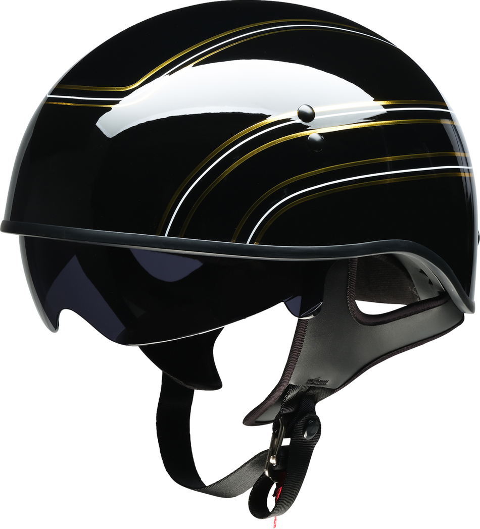 Z1R Vagrant Varsity Helmet - Black/Gold