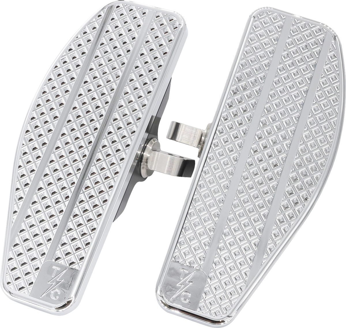 Thrashin Supply Company Black Mini Floor Boards Harley Dyna FXR XL TSC-2025-1