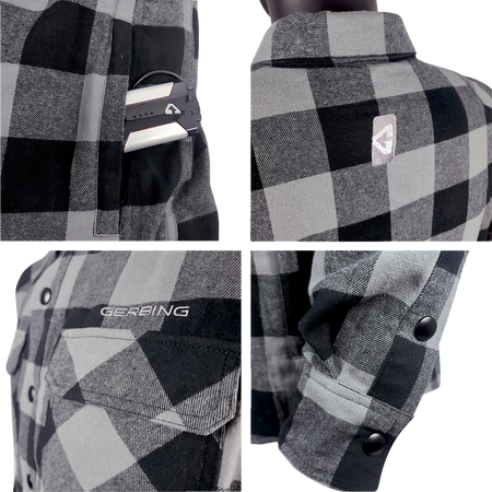 Gerbing Heated Clothing 7V Battery Powered Heated Flannel Shirt