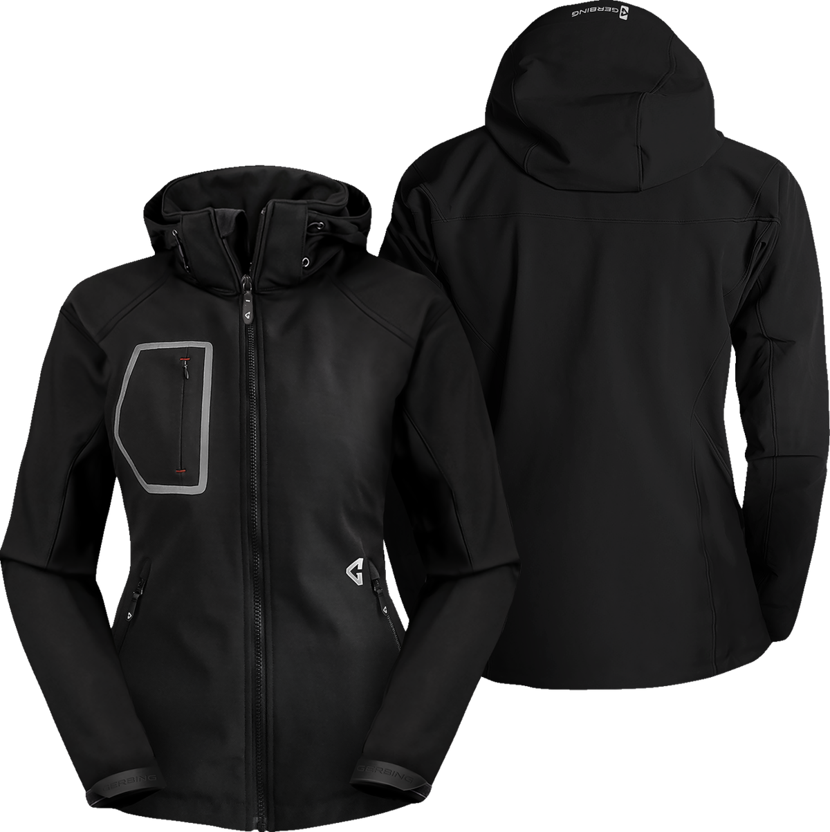 Gerbing Heated Clothing Womens 7V Torrid Softshell Heated Jacket 2.0 - Black