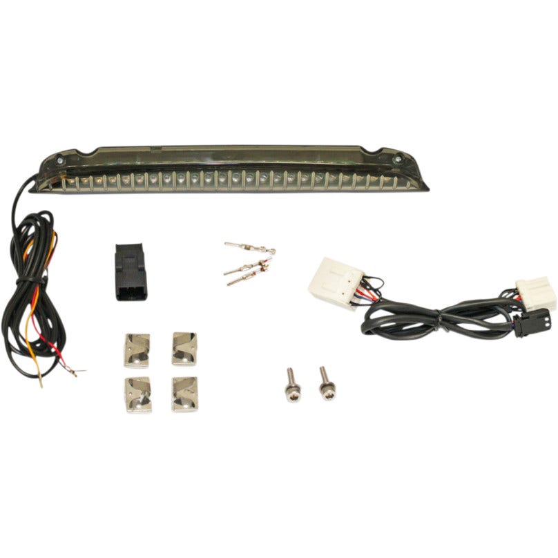 Custom Dynamics CD-LR-02-S Luggage Rack Smoked Lens LED Light Bar 99-10 Harley
