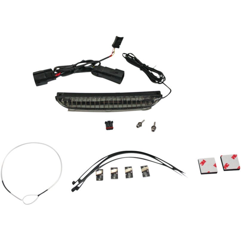 Custom Dynamics CD-LR-05-S Luggage Rack Smoked Lens LED Light Bar 14-19 Touring