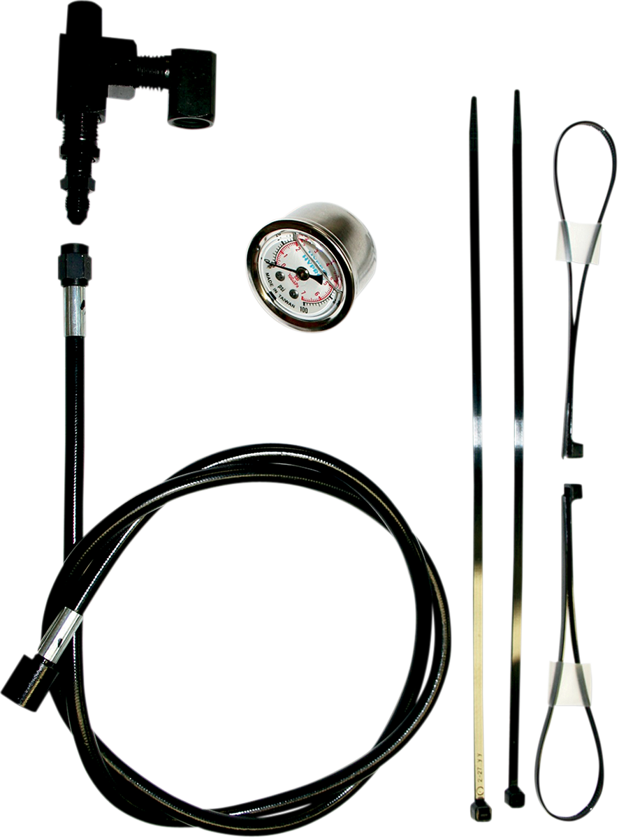 Feuling Remote Oil Pressure Gauge/Line Kits for 2017-2023 Harley-Davidson Touring / Softail