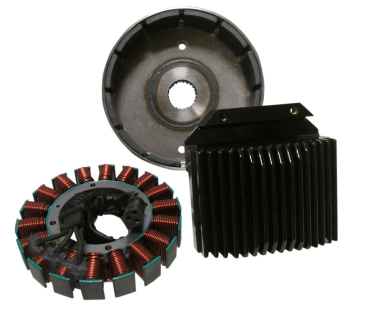 Cycle Electric 3 Phase 50 Amp Stator Regulator Charging System Harley FLH 11-13
