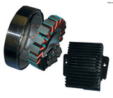 Cycle Electric 3-Phase 50 Amp Stator Regulator Charging System for Harley-Davidson