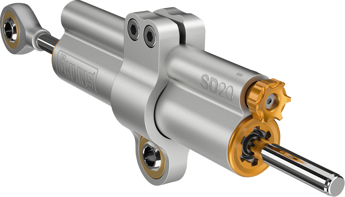 Ohlins SD20 Steering Damper Kit for 2018-2026 Ducati Panigale V4 - Chrome
