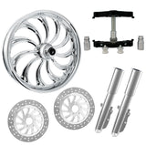 RC Components 23" Wheel Tire Rotor w/ Raked Triple Trees Lowers & Sliders