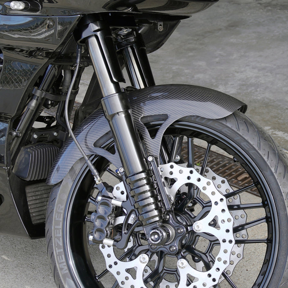 Arlen Ness Carbon Fiber Pro Sport Front Fender 21" for Harley FLT Touring