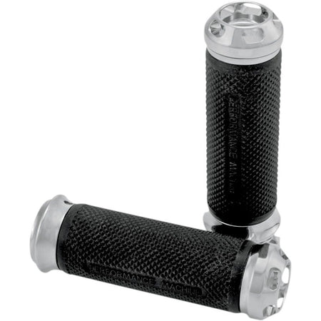 Performance Machine Apex Chrome TBW Grips For Harley Davidson Models 08-15| 0063-2044-CH