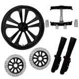 RC Components 23" Wheel Tire Rotor w/ Raked Triple Trees Lowers & Sliders