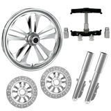 RC Components 23" Wheel Tire Rotor w/ Raked Triple Trees Lowers & Sliders