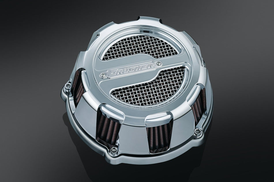 Kuryakyn Chrome Crusher Maverick Stage 1 Air Cleaner Universal Assembly Only