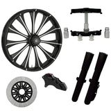 RC Components 23" Wheel Tire Rotor w/ Raked Triple Trees Lowers & Sliders