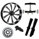 RC Components 23" Wheel Tire Rotor w/ Raked Triple Trees Lowers & Sliders