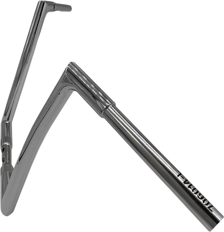 FBI Fat Baggers 1-1/4" EZ Flat Top Handlebars for Harley-Davidson FLTR '15-'25 - Chrome / 14"