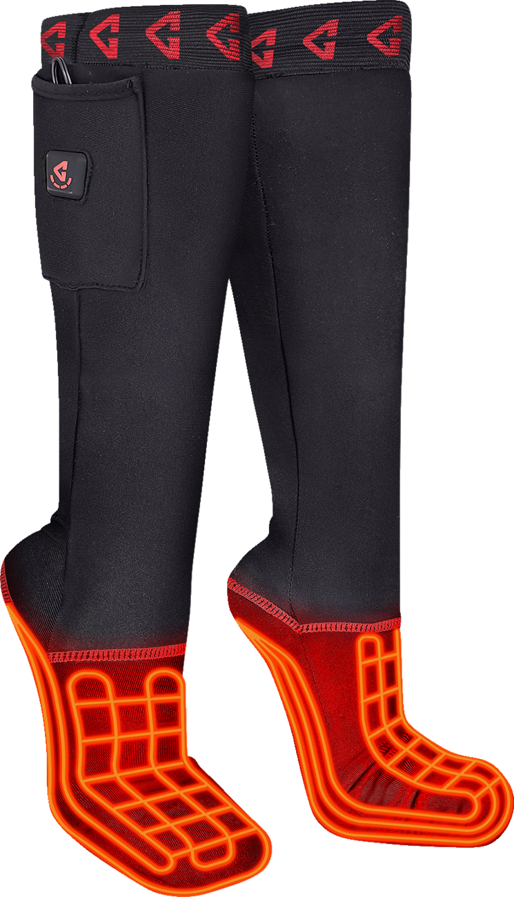 Gerbing Heated Clothing 7V Battery Powered Heated Sock Liners
