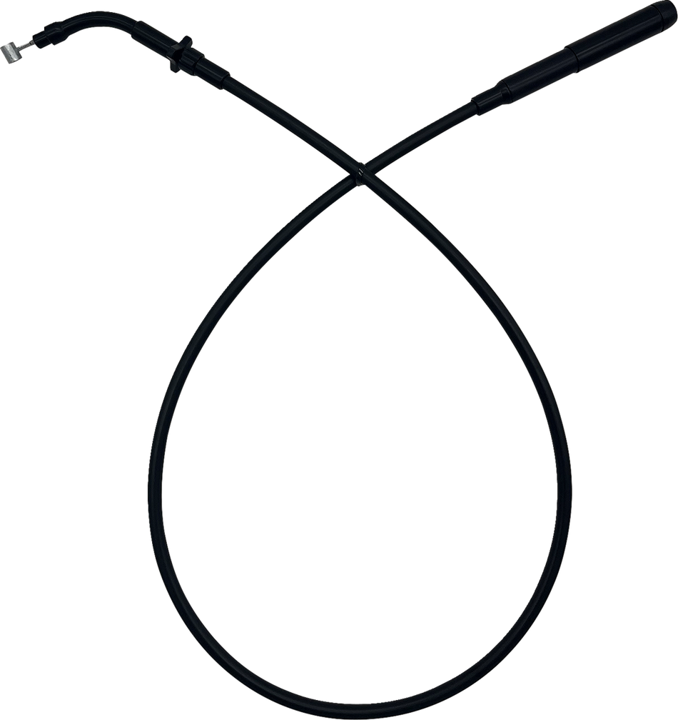 FBI Fat Baggers EZ Install Upper Clutch Cable for 2021-2026 H-D Touring - FLH/X '23-'26 / FLTR '23-'26 / Black Vinyl / +2"