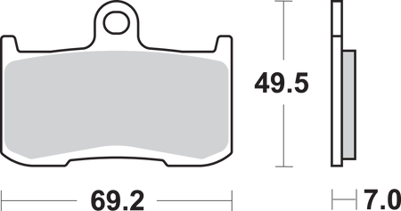 SBS Street Excel Sintered Brake Pads for Select 1983-2026 Kawasaki Models