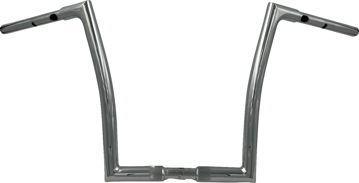 FBI Fat Baggers 1-1/4" EZ Flat Top Handlebars for Harley-Davidson FLTR '23-'26 - Chrome / 14"