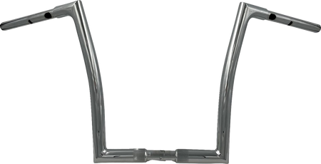 FBI Fat Baggers 1-1/4" EZ Flat Top Handlebars for Harley-Davidson FLTR '23-'26 - Chrome / 14"