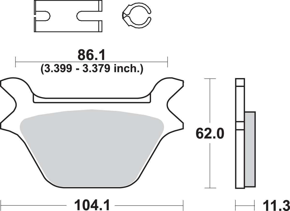 SBS Street Excel Sintered Brake Pads for 1984-2025 Harley-Davidson Touring / Softail / Dyna / FXR / Sportster / Pan America / V-Rod / FX Super Glide / LiveWire