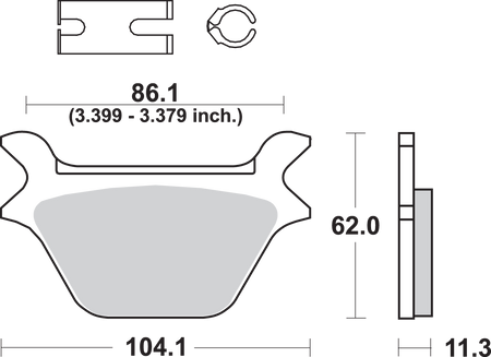 SBS Street Excel Sintered Brake Pads for 1984-2025 Harley-Davidson Touring / Softail / Dyna / FXR / Sportster / Pan America / V-Rod / FX Super Glide / LiveWire