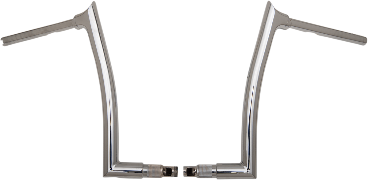 FBI 1-1/2" EZ Pointed Top Handlebars for 15-20 FLTRX/S, 16-20 FLTRU/FLTRK - Chrome / 14"