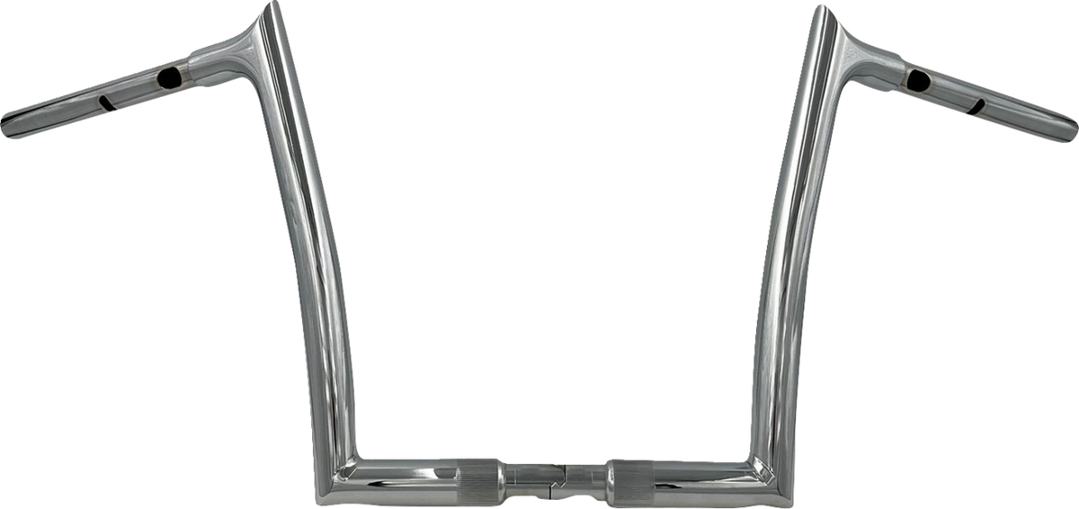 FBI Fat Baggers 1-1/4" EZ Pointed Top Handlebars for FLTR '23-'26 - Chrome / 12"