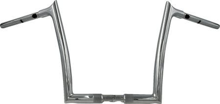 FBI Fat Baggers 1-1/4" EZ Pointed Top Handlebars for FLTR '23-'26 - Chrome / 12"