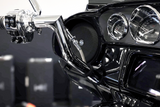 FBI EZ Install Upper Clutch Kit - Quick Connect for 2021-2026 H-D Touring - FLTR '23-'26 / Braided Stainless Steel/Chrome / 18"