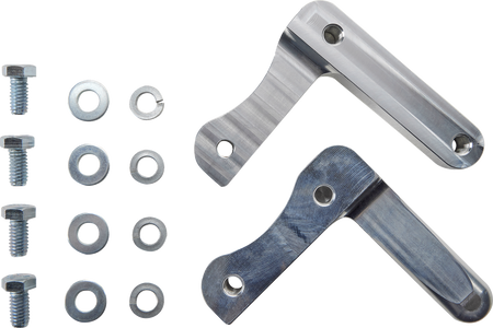 Klock Werks Hugger Series Front Fender with Mounting Blocks for Softail/Dyna - HD Softail / 19" / Top-Hat Front Fender