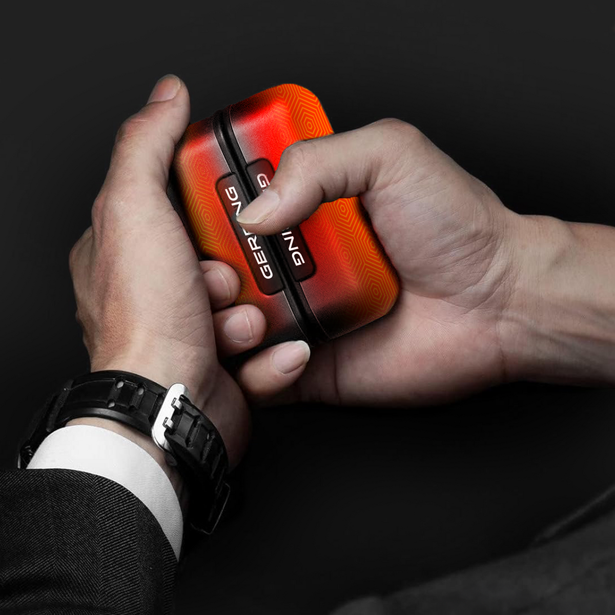 Gerbing Heated Clothing 5V Dual Magnetic Electric Heated Hand Warmer - Black