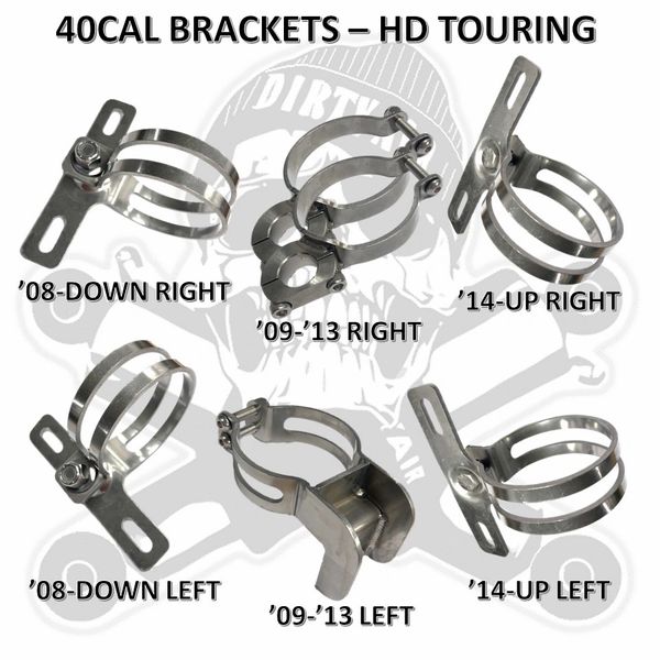 Dirty Air Front Basic Air Ride Kit for Harley Touring Models