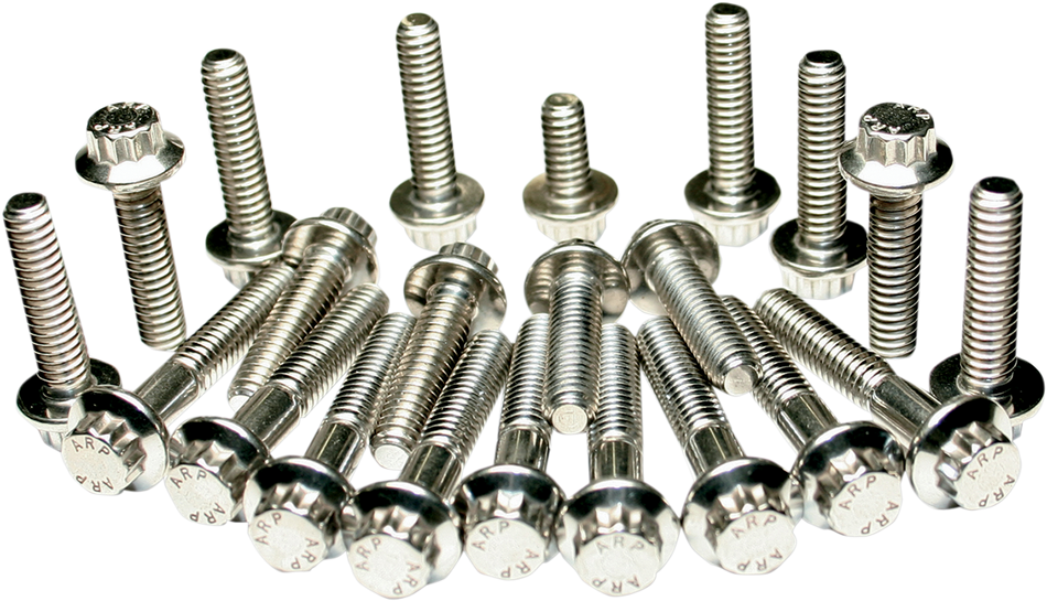 Feuling Dress-Up 12-Point Cam Cover/Lifter Block Fastener Kit for 1999-2017 Harley-Davidson Touring / Softail / Dyna