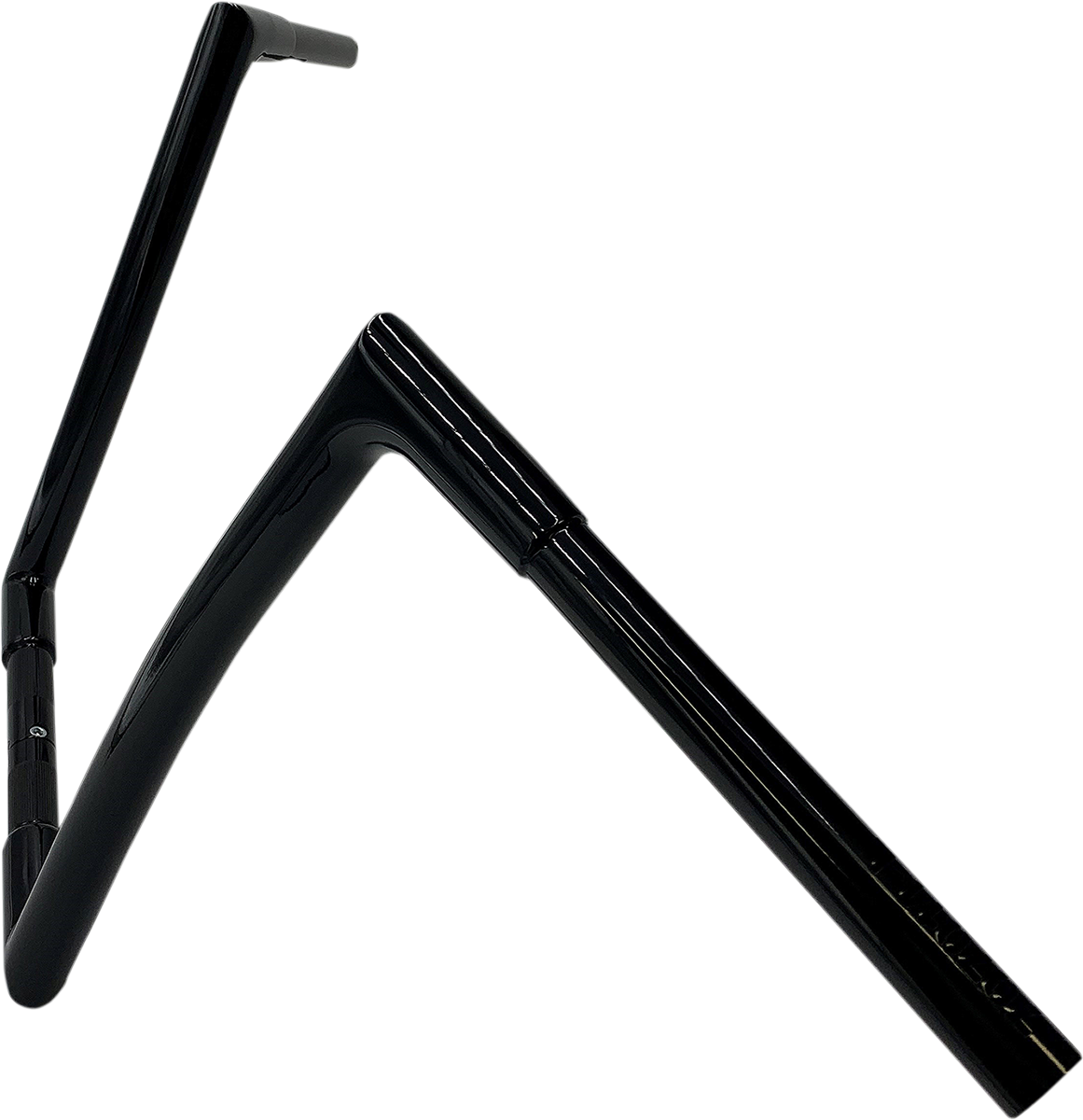 FBI Fat Baggers 1-1/4" EZ Flat Top Handlebars for FLTR '98-'13 / FLHR '94-'22 - Black / 14"