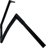 FBI Fat Baggers 1-1/4" EZ Flat Top Handlebars for FLTR '98-'13 / FLHR '94-'22 - Black / 14"