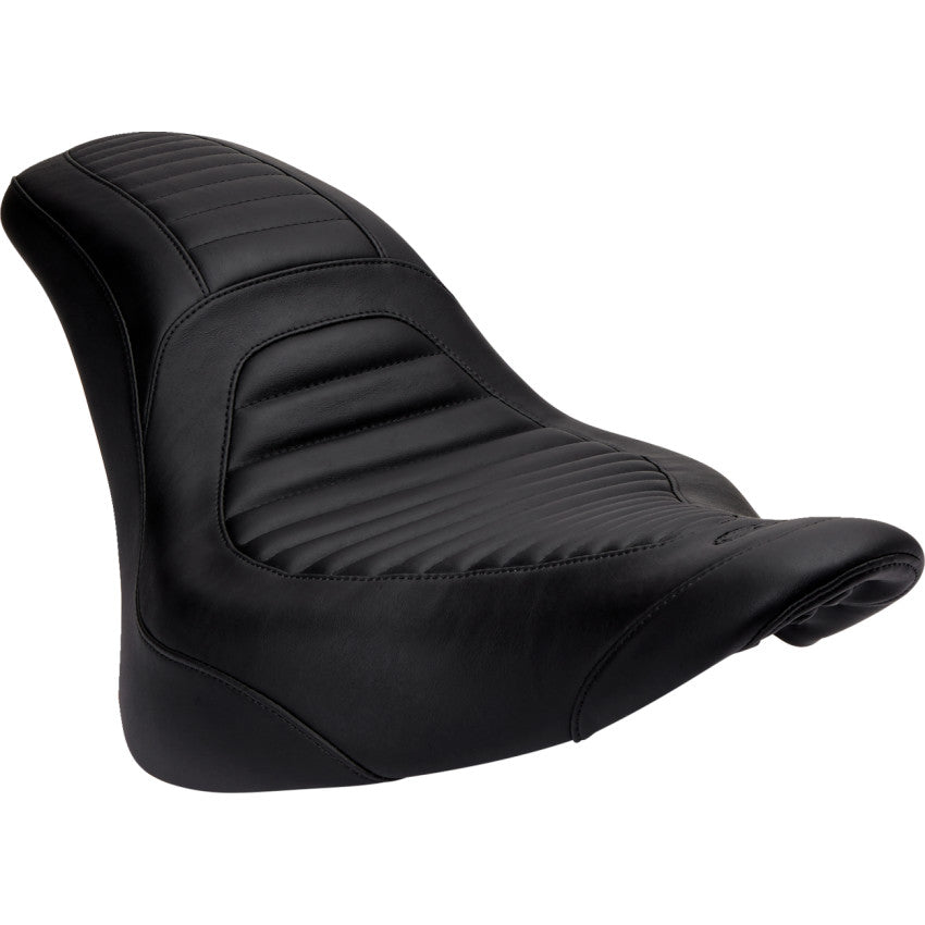 Mustang Tripper Fastback Harley Cut Low Seat Tuck-and-Roll for 18-23 FXSB