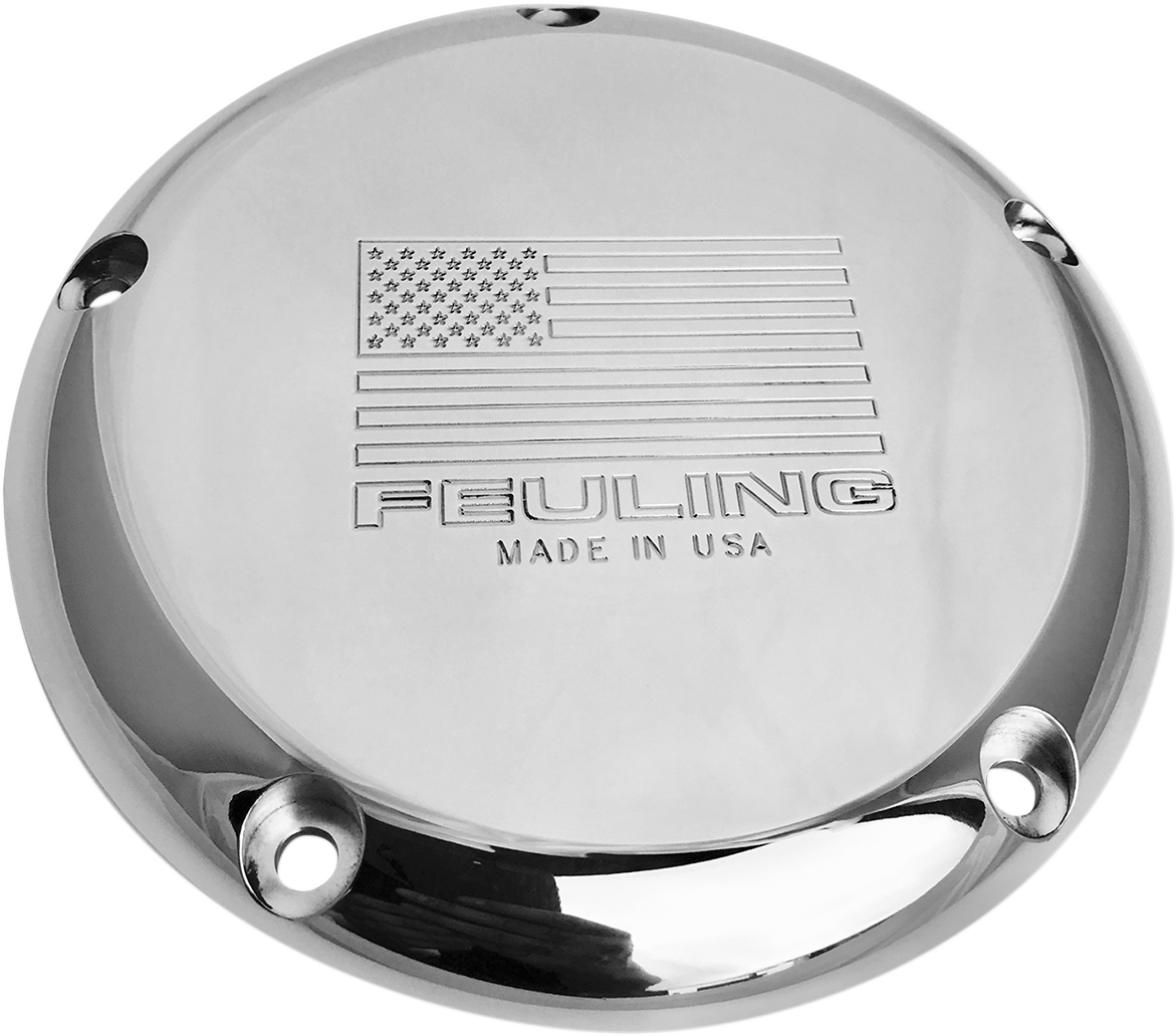 Feuling American Flag Logo Derby Cover for 1999-2018 Harley-Davidson Touring / Softail / Dyna
