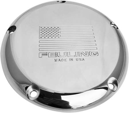 Feuling American Flag Logo Derby Cover for 1999-2018 Harley-Davidson Touring / Softail / Dyna