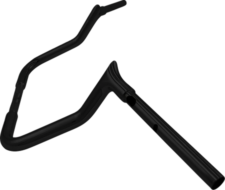 FBI Fat Baggers 1-1/4" EZ Pointed Top Handlebars for FLH/X '23-'26 - Black / 11"