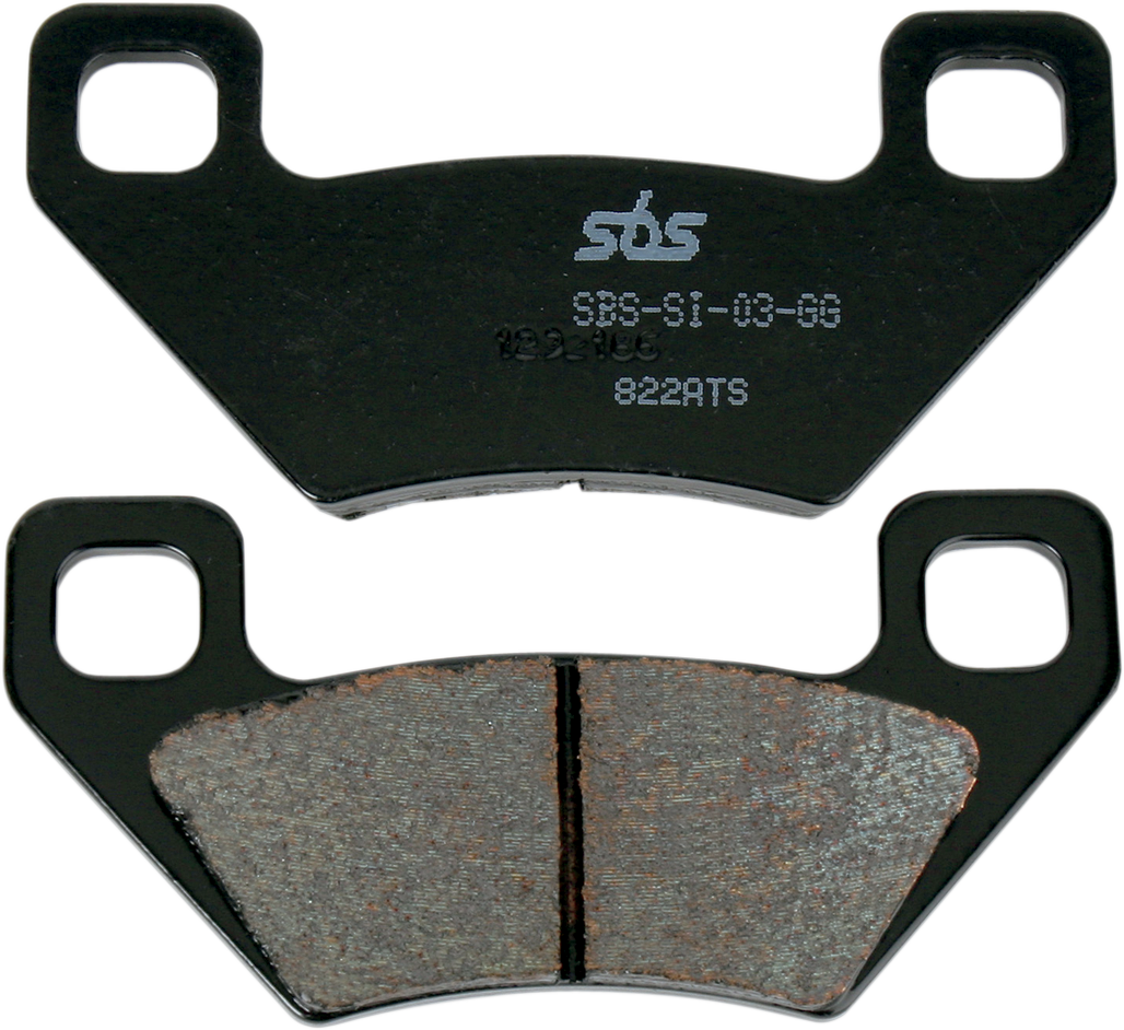 SBS ATS All-Terrain Sintered Brake Pads for Select 1988-2025 Arctic Cat, John Deere, Kymco, Polaris & Textron Models