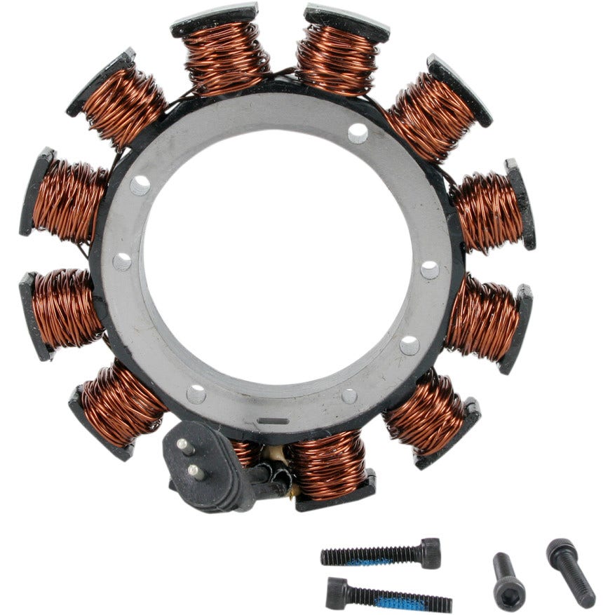 Drag Uncoated 18 Amp Alternator Stator Harley Shovelhead 76-80 Repl OEM 29965-75