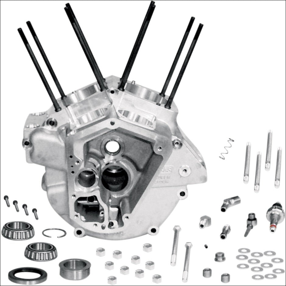 S&S Cycle Natural Evolution Style Standard Bore Super Stock Engine Case 92-99