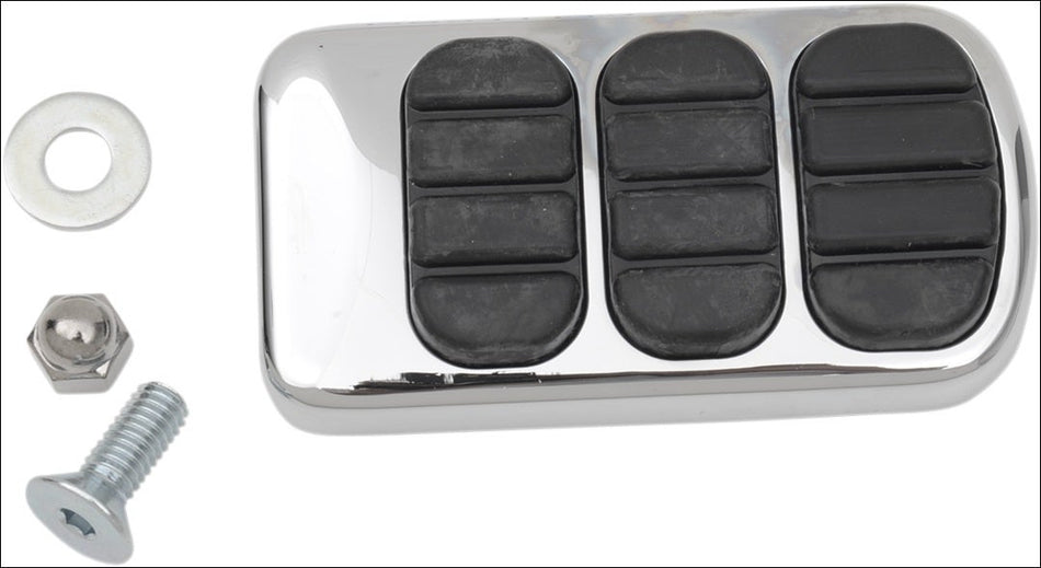 Kuryakyn 8027 Chrome ISO-Brake Lever Pedal Pad for Harley Touring FLST & FLD