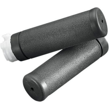Drag Specialties Replacement OE Style Rubber Grips for Harley Cable Throttle