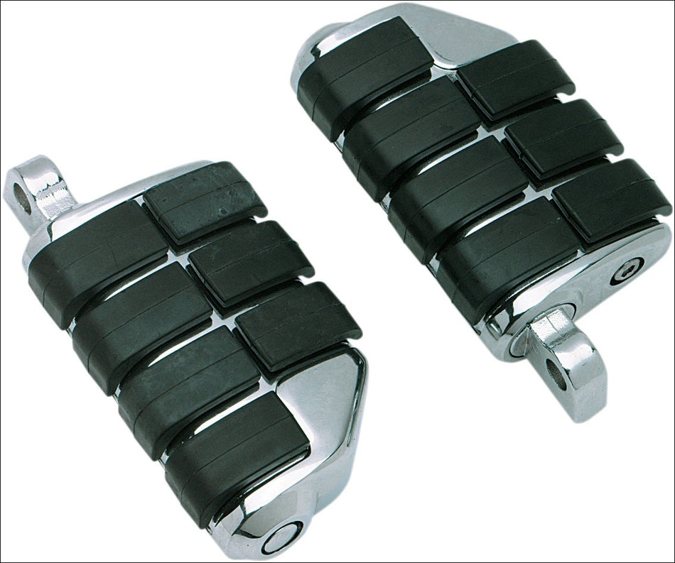 Kuryakyn Chrome Dually ISO-Pegs w/ Male Mount Adapters Harley Indian Victory